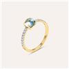 Stroili Anello Solitario Amélie Oro Giallo Topazio Cubic Zirconia