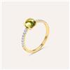 Stroili Anello Solitario Amélie Oro Giallo Peridoto Cubic Zirconia