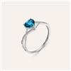 Stroili Anello Solitario Amélie Oro Bianco Topazio Cubic Zirconia