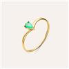 Stroili Anello Solitario Charlotte Oro Giallo Smeraldo