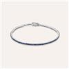 Stroili Bracciale Tennis Charlotte Oro Bianco Zaffiro