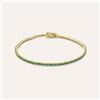 Stroili Bracciale Tennis Charlotte Oro Giallo Smeraldo