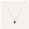 Stroili Collana Charlotte Oro Bianco Zaffiro Diamante