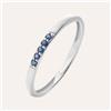 Stroili Anello Fedina Charlotte Oro Bianco Zaffiro