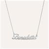 Stroili Collana Benedetta Gold Names Oro Bianco