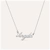 Stroili Collana Angela Gold Names Oro Bianco