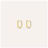 Stroili Orecchini A Cerchio Toujours Oro Giallo Cubic Zirconia