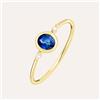 Stroili Anello Solitario Charlotte Oro Giallo Zaffiro Diamante