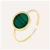 Stroili Anello Beverly Oro Giallo Malachite