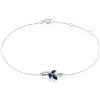 Stroili Bracciale Charlotte Oro Bianco Zaffiro Diamante