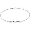 Stroili Bracciale Charlotte Oro Bianco Zaffiro Diamante