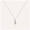 Stroili Collana Trilogy Claire Oro Bianco Cubic Zirconia