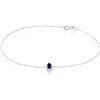 Stroili Bracciale Charlotte Oro Bianco Zaffiro Diamante