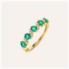 Stroili Anello Riviere Charlotte Oro Giallo Smeraldo Diamante