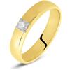 Stroili Fede Comoda 4 mm Oro Giallo Diamante