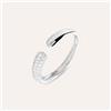 Stroili Anello Contrarie Claire Oro Bianco Cubic Zirconia