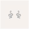 Stroili Orecchini Lobo Claire Oro Bianco Cubic Zirconia
