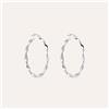 Stroili Orecchini A Cerchio Silver Collection Argento Rodiato