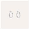 Stroili Orecchini A Cerchio Silver Collection Argento Rodiato