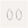 Stroili Orecchini A Cerchio Silver Collection Argento Rodiato