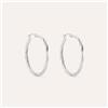 Stroili Orecchini A Cerchio Silver Collection Argento Rodiato