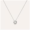 Stroili Girocollo punto luce in oro bianco con brillante 0.40 ct