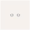Stroili Orecchini lobo punto luce in oro bianco e brillante 0.06 ct