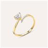 Stroili Anello Solitario Claire Oro Giallo Cubic Zirconia
