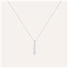 Stroili Collana Trilogy Silver Elegance Argento Rodiato Cubic Zirconia