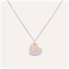 Stroili Collana Sunrise Acciaio Bicolore Bianco / Rosa