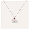Stroili Collana Sunrise Acciaio Bicolore Bianco / Rosa