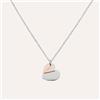 Stroili Collana Sunrise Acciaio Bicolore Bianco / Rosa
