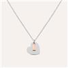 Stroili Collana Sunrise Acciaio Bicolore Bianco / Rosa