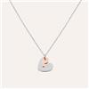 Stroili Collana Sunrise Acciaio Bicolore Bianco / Rosa