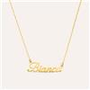 Stroili Collana Bianca Gold Names Oro Giallo