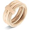 Stroili Anello Fascia Sunrise Acciaio Rosa