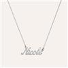 Stroili Collana Nicole Gold Names Oro Bianco