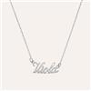 Stroili Collana Viola Gold Names Oro Bianco