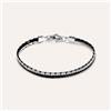 Stroili Bracciale Catena Man Code Acciaio Bicolore Bianco / Nero