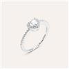 Stroili Anello Solitario Silver Elegance Argento Rodiato Cubic Zirconia