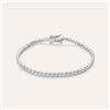 Stroili Bracciale Tennis Silver Elegance Argento Rodiato Cubic Zirconia