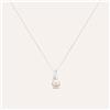 Stroili Collana Gold Pearls Oro Bianco Perla D'Acqua Dolce Diamante