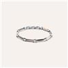 Stroili Bracciale Man Code Acciaio Tricolore Bianco / Rosa / Nero Cubic Zirconia