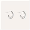 Stroili Orecchini A Cerchio Silver Collection Argento Rodiato