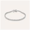 Stroili Bracciale Tennis Silver Elegance Argento Rodiato Cubic Zirconia