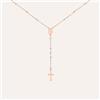 Stroili Collana Rosario Silver Soul Argento Rosa Cristallo