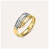 Stroili Anello Fascia Golden Lover Oro Bicolore