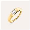 Stroili Anello Fascia Diamade Glam Oro Giallo Diamante Lab-Grown