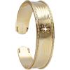 Stroili Bracciale bangle rosa dei venti in bronzo doratoBangle placcato oro con pietra blu e zirconi