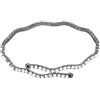 Stroili Bracciale bangle in metallo rutenio e cristalli